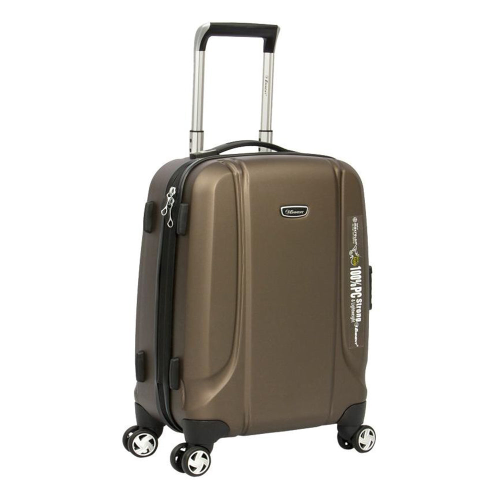 Eminent luggage 20 inch cabin size PC Emboss 732 Spinner trolley bag (KF31-20) - buyluggageonline