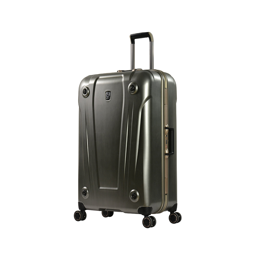 24" PC Matt twin flight luggage size trolley with 4 wheels by Eminent (E9H3-24) - buyluggageonline
