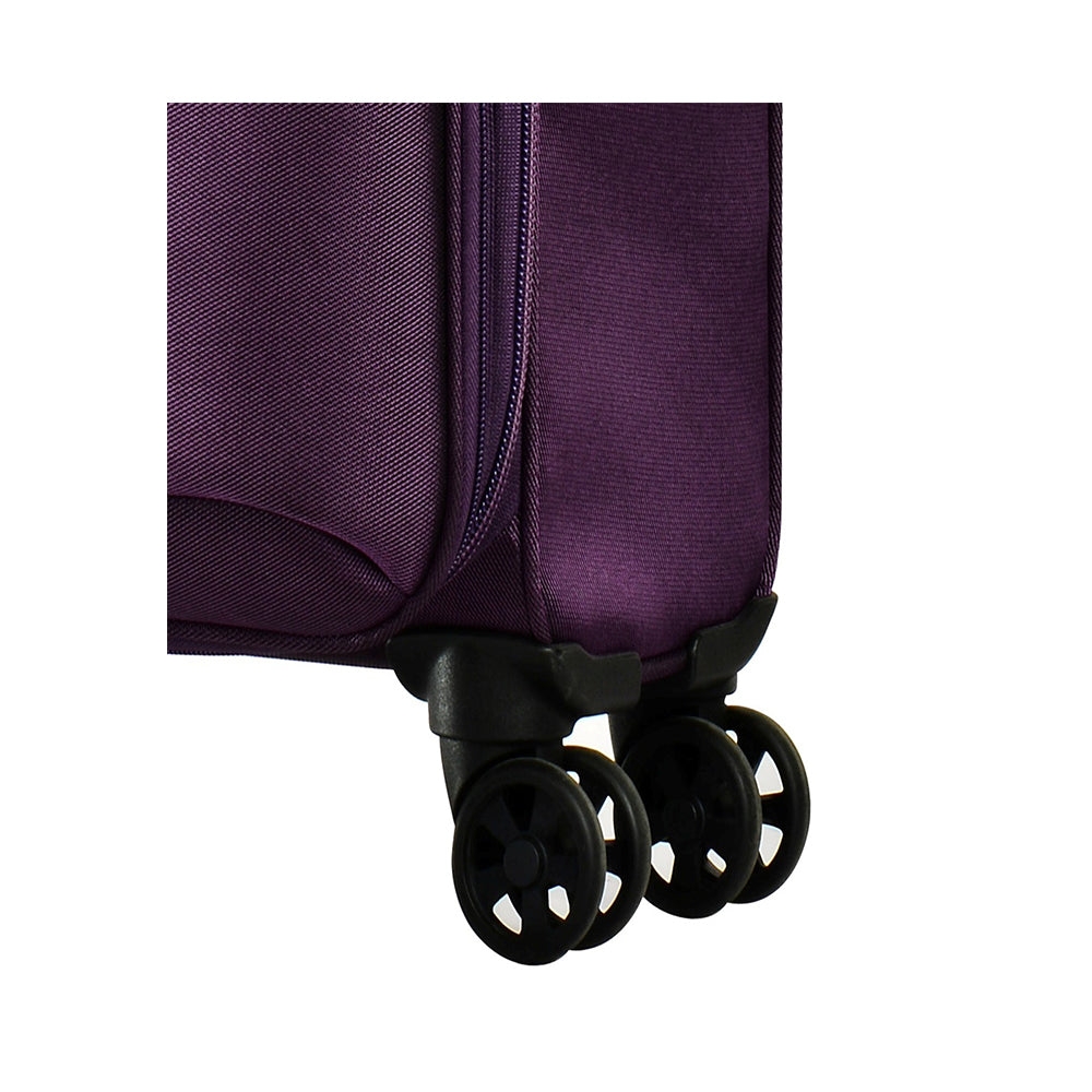 Eminent cabin luggage 20” Dionysus soft spinner twin carry-on trolley bag (V773-20) - buyluggageonline