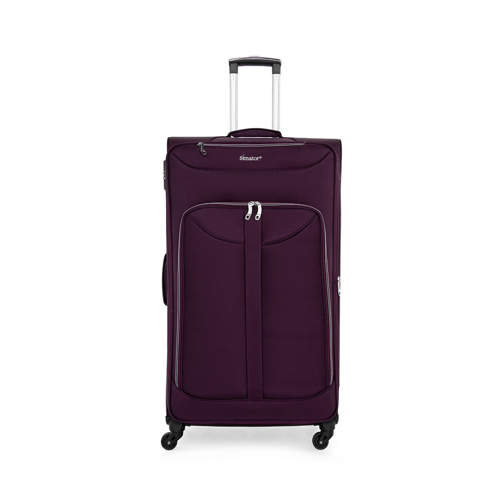 28" Softside checked trolley bag by Senator luggage (LW010-28) - buyluggageonline