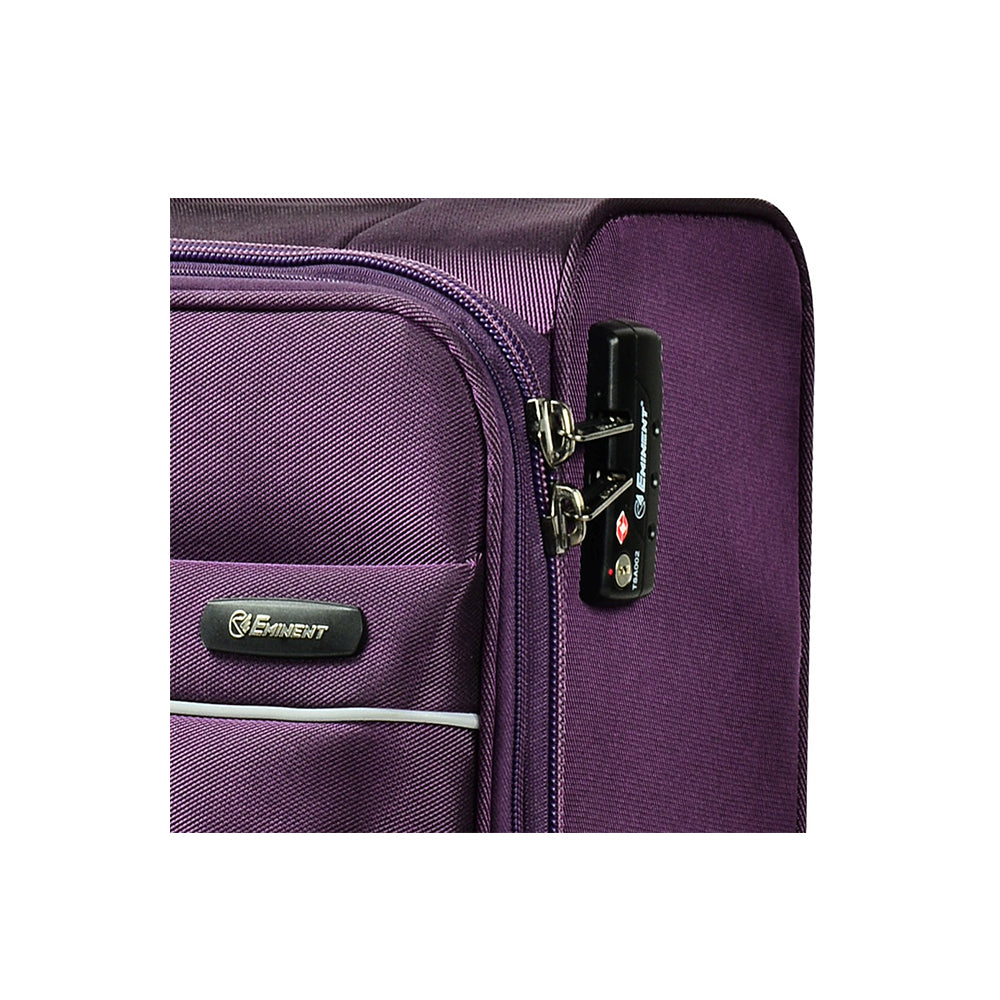 Eminent cabin luggage 20” Dionysus soft spinner twin carry-on trolley bag (V773-20) - buyluggageonline