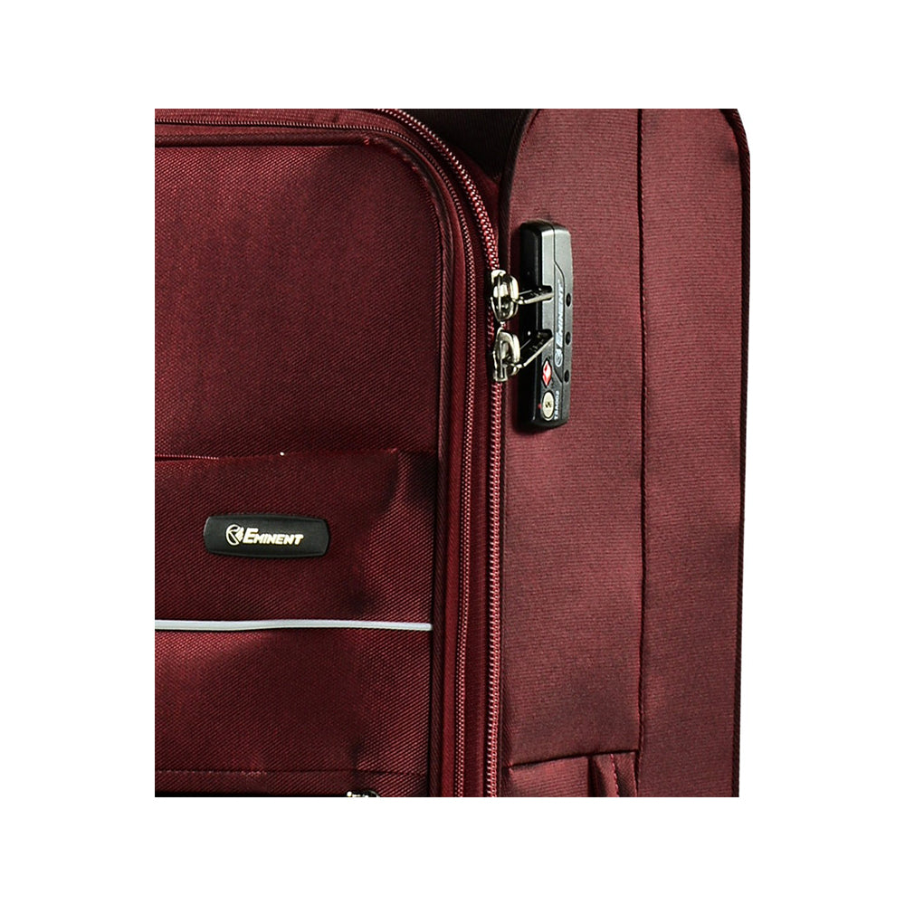 Eminent checked baggage 28" Dionysus soft spinner twin luggage trolley case (V773-28) - buyluggageonline