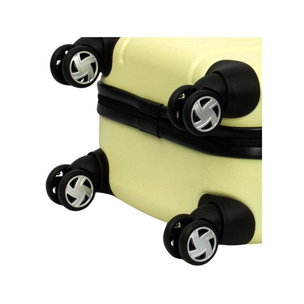 24 Inch Eminent checked luggage PC Emboss 732 Spinner Trolley bag (KF31-24) - buyluggageonline