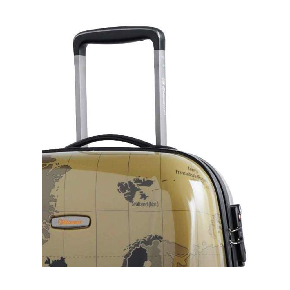 Eminent 25 inch medium size Map print PC Spinner Trolley (KD71M-Map-25) - buyluggageonline