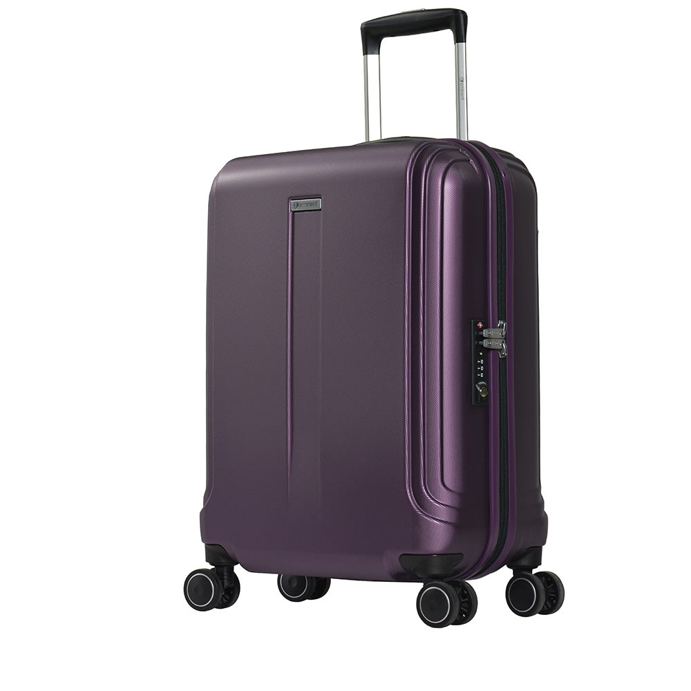 24" PC Zipper Spinner checked baggage trolley by Eminent (KJ09-24) - buyluggageonline