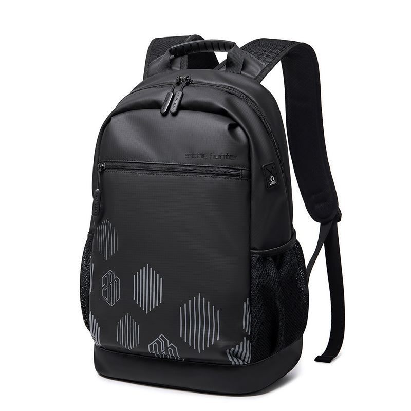 Arctic Hunter Casual Backpack Water Resistant College School Bag with Built-in USB Port for Unisex, B00489