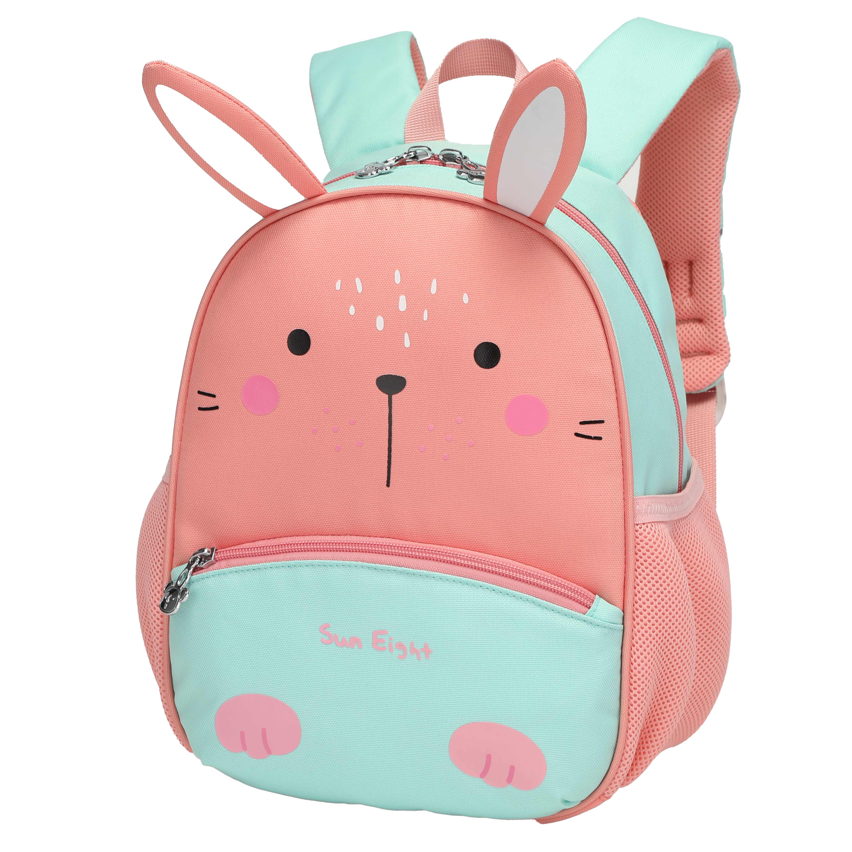 Sun Eight Toddler Backpack 3D Cartoon Mini School Travel Bag for Baby Girls & Boys 2-6 Years – Green & Red | SE2837
