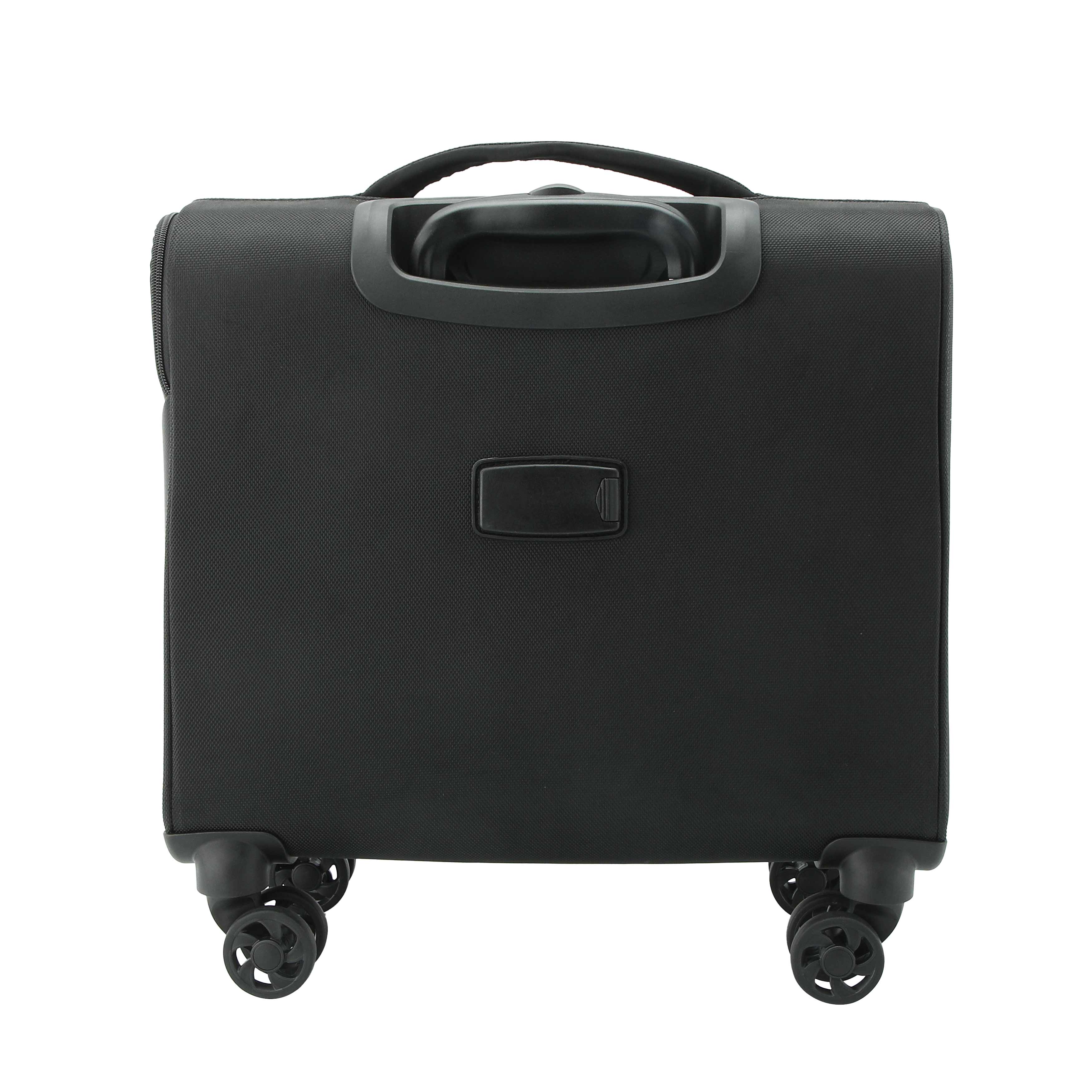 Senator 17-inch Premium Rolling Laptop Bag Water Resistant 4 Double Spinner Wheeled Pilot Case with Safe Zippers for Unisex, KH103