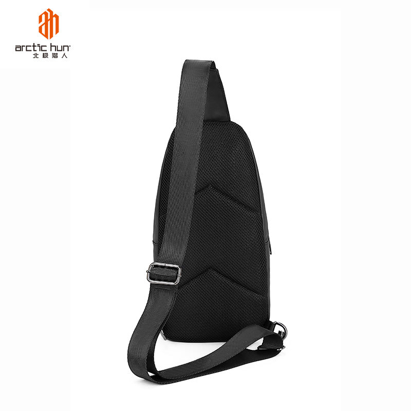 Arctic Hunter Water Resistant Side Bag for Men and Women Durable Small Shoulder bag with Built in Earphone Jack for Outdoor Travel Business and Daily Use, XB13006