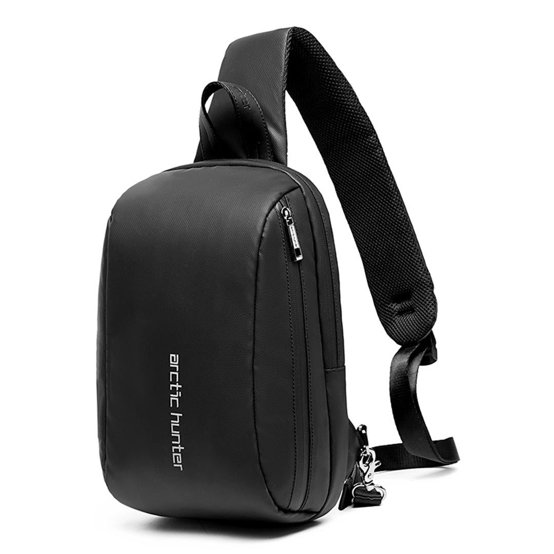 Arctic Hunter Cross-Body Sling Bag Water Resistant Anti-Theft Unisex Shoulder bag with Built in USB Port for Travel Business Shopping, XB00081