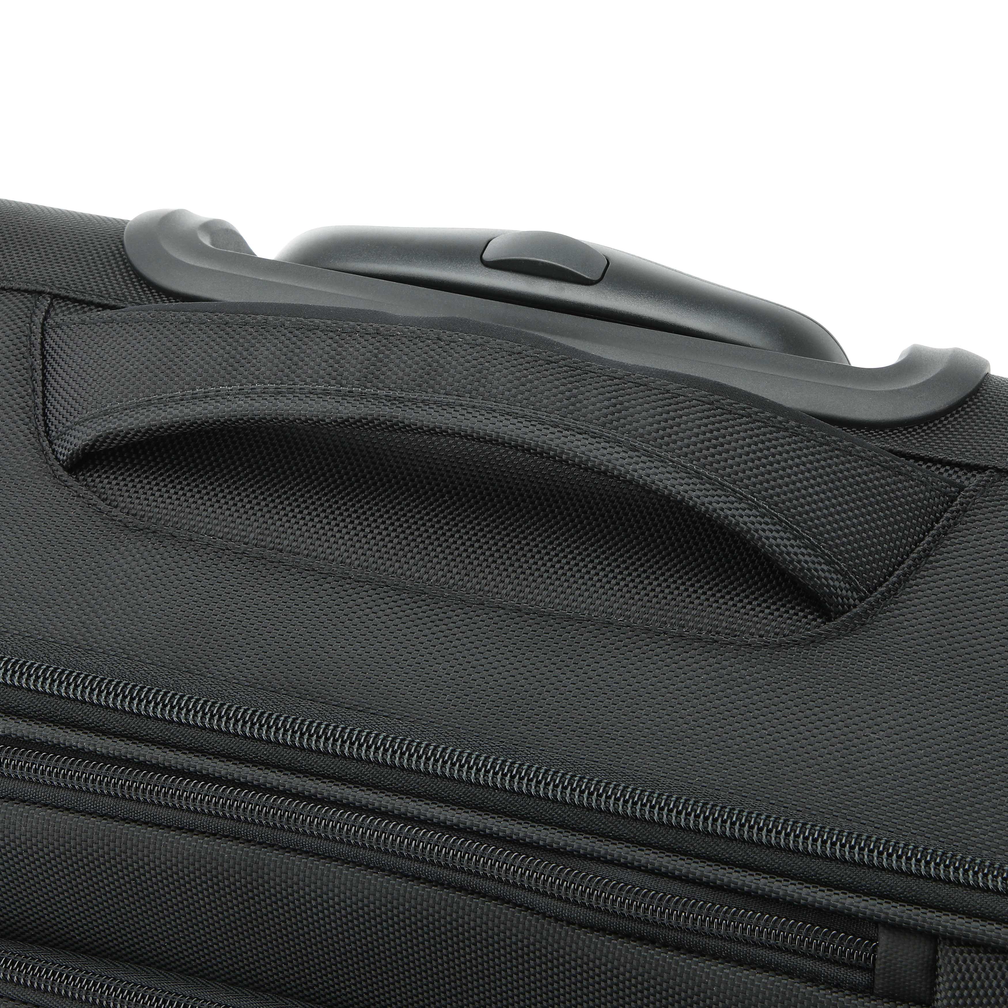 Senator 17-inch Premium Rolling Laptop Bag Water Resistant 4 Double Spinner Wheeled Pilot Case with Safe Zippers for Unisex, KH103