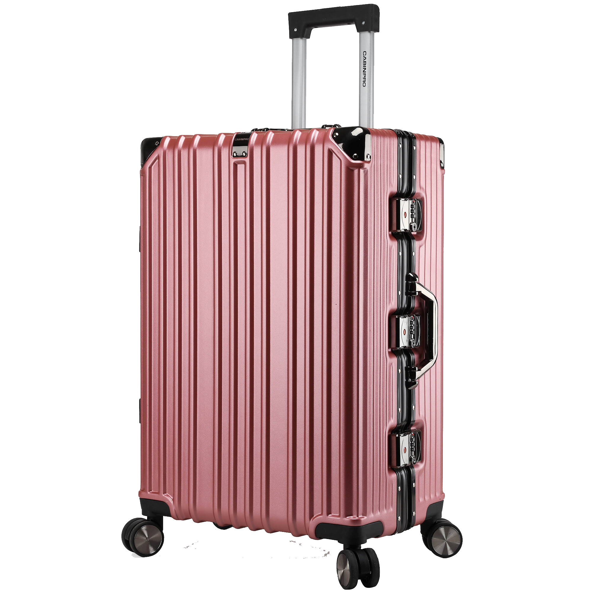 Eminent Hard-Shell Luggage 29 Large Size Lightweight Check In Luggage,  Zipper-Less Carry-On With 4 Spinner Wheels - Light Silver