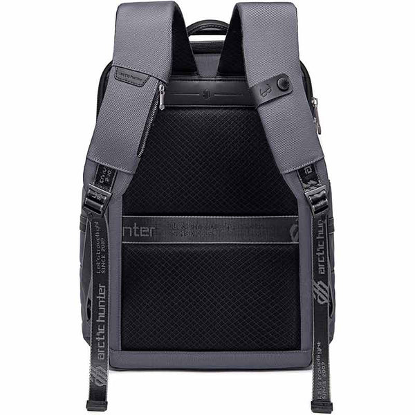 Arctic Hunter Premium Business Backpack 15.6 Inch Water Repellant Scratch Resistant with Multiple Pocket Travel Daypack, B00492 - Black