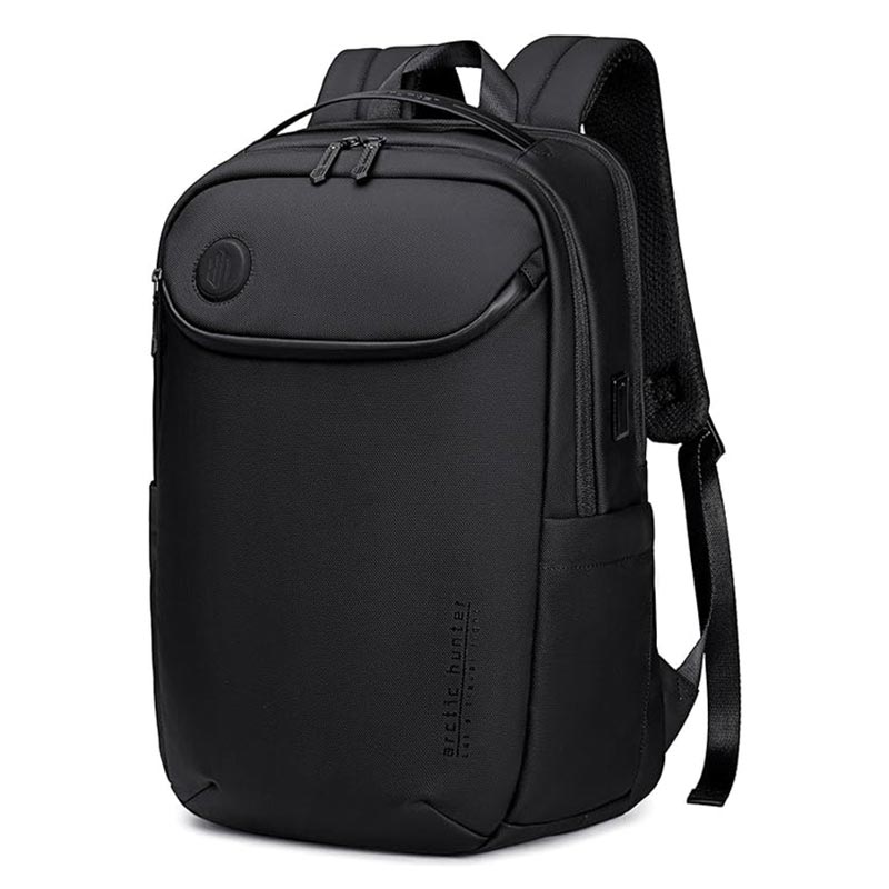 Arctic Hunter 15.6-inch Laptop Backpack Water Resistant Polyester Daypack with Built In USB/Headphone Port Computer Bag for Men Women, B00555