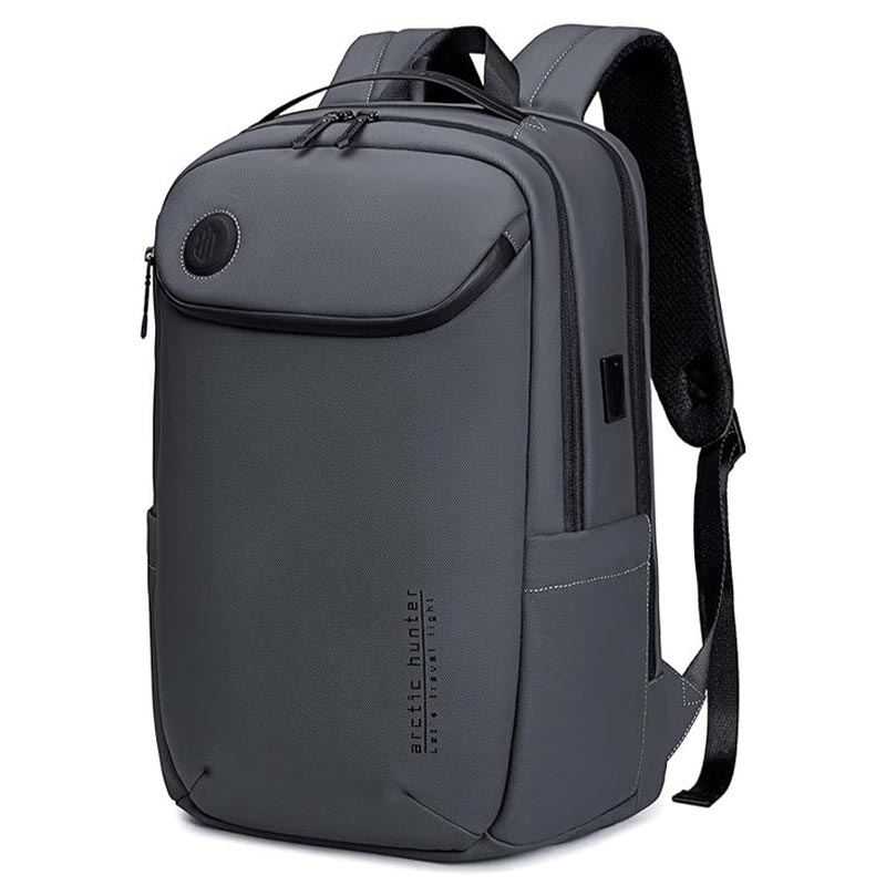 Arctic Hunter 15.6-inch Laptop Backpack Water Resistant Polyester Daypack with Built In USB/Headphone Port Computer Bag for Men Women, B00555