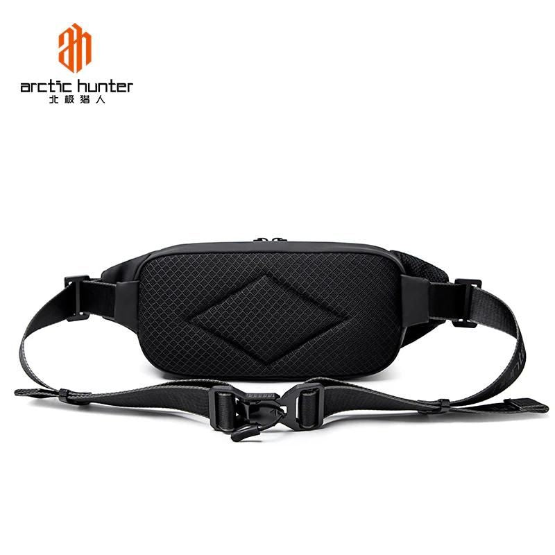 Arctic Hunter Unisex Small Cross Body Waist Pouch with Adjustable Buckle PU Coated Watter Resistant Shoulder bag for Men and Women on Travel Hiking, YB00043