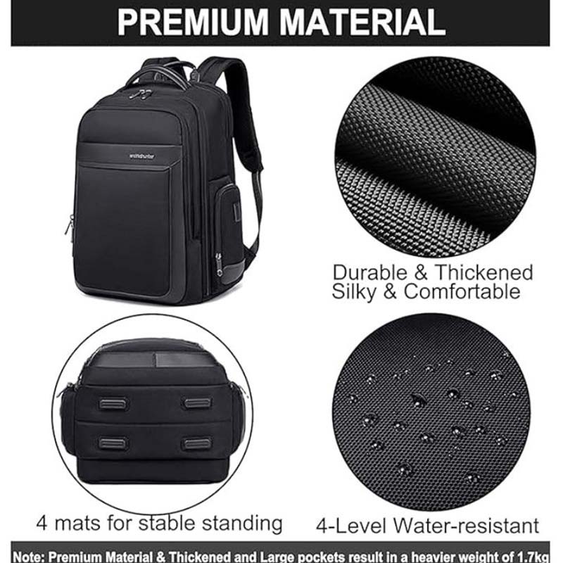 Arctic Hunter Water Resistant Lightweight Laptop Backpack with USB/Headphone Jack for Men and Women to Office Casual Travel, B00544