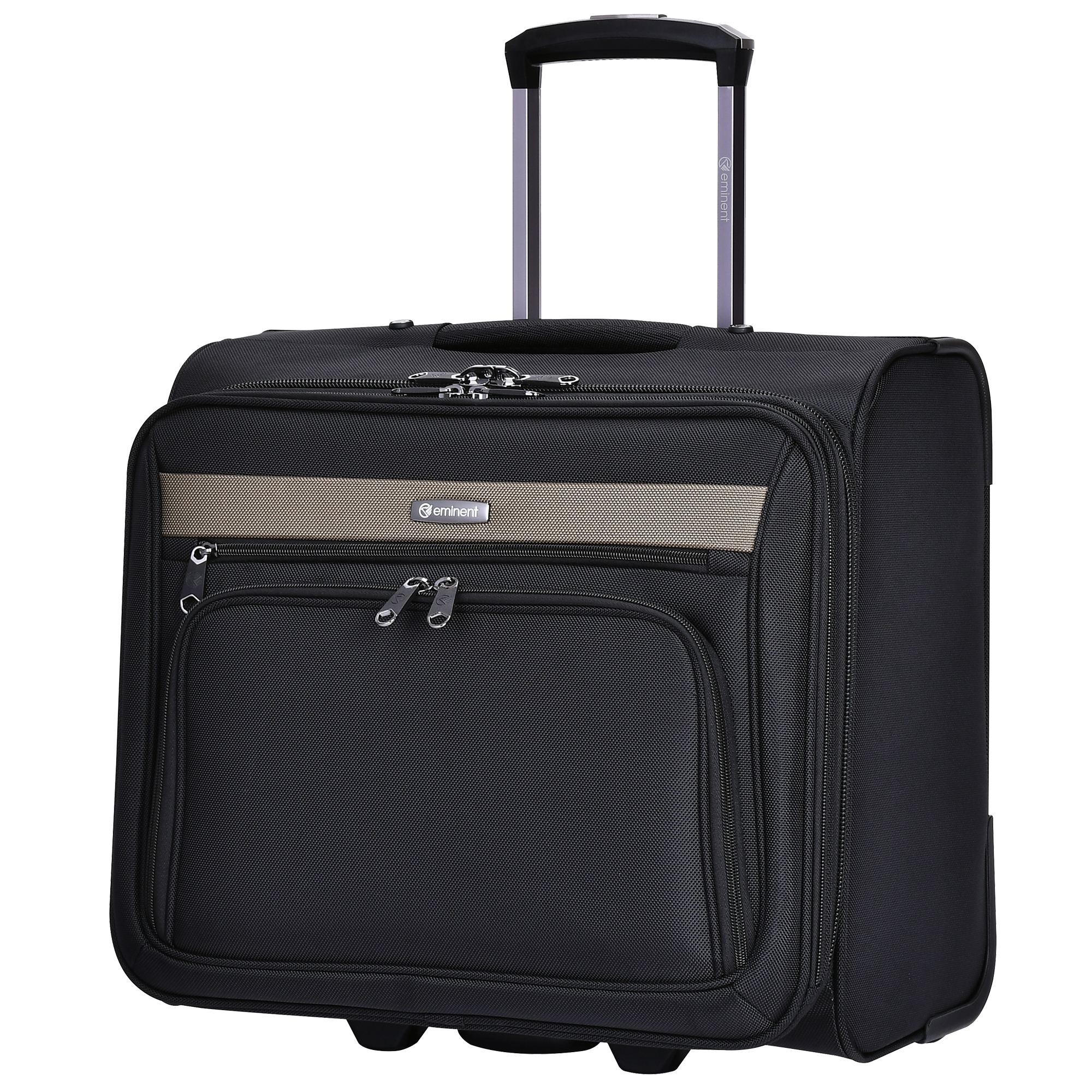 Eminent Water Repellant Multi Compartment Unisex Pilot case Trolley for Business Travel and Office, V135-17