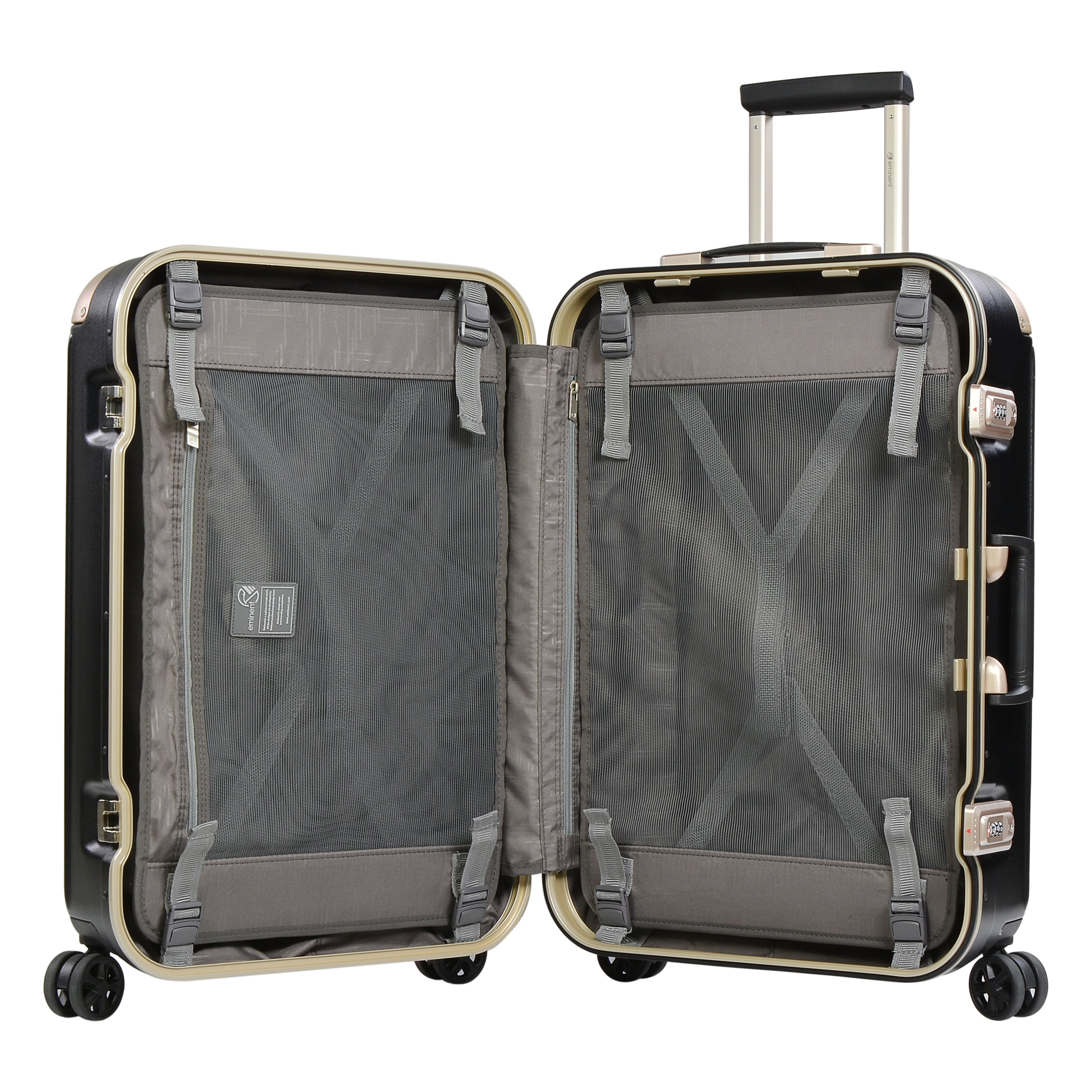 Eminent cabin size 20” PC Frame Light Weight Spinner luggage Trolley bag (E9R5-20) - buyluggageonline