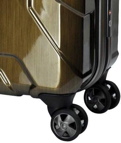 Eminent Checked Travel Luggage Bag 4-Twin 360° Wheel Trolley (E9F7-24)