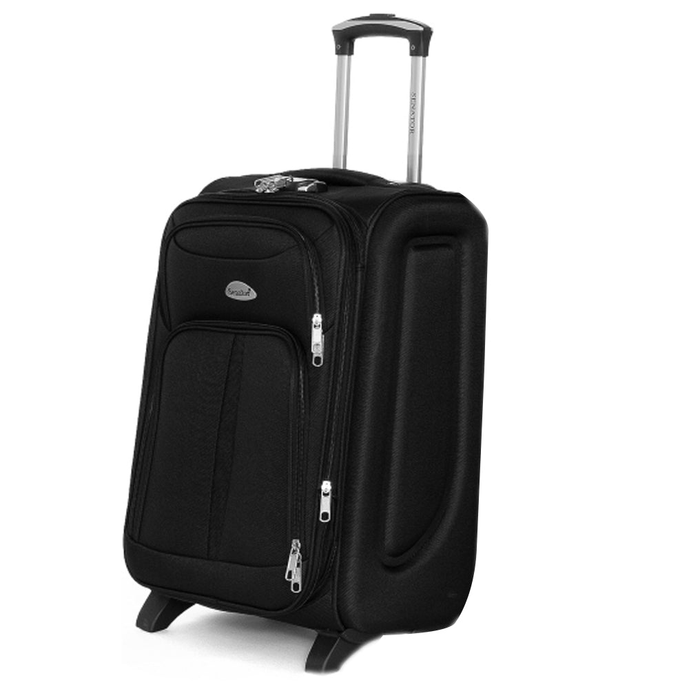 28 Inch Checked-Large Senator soft luggage trolley (KH108-28)