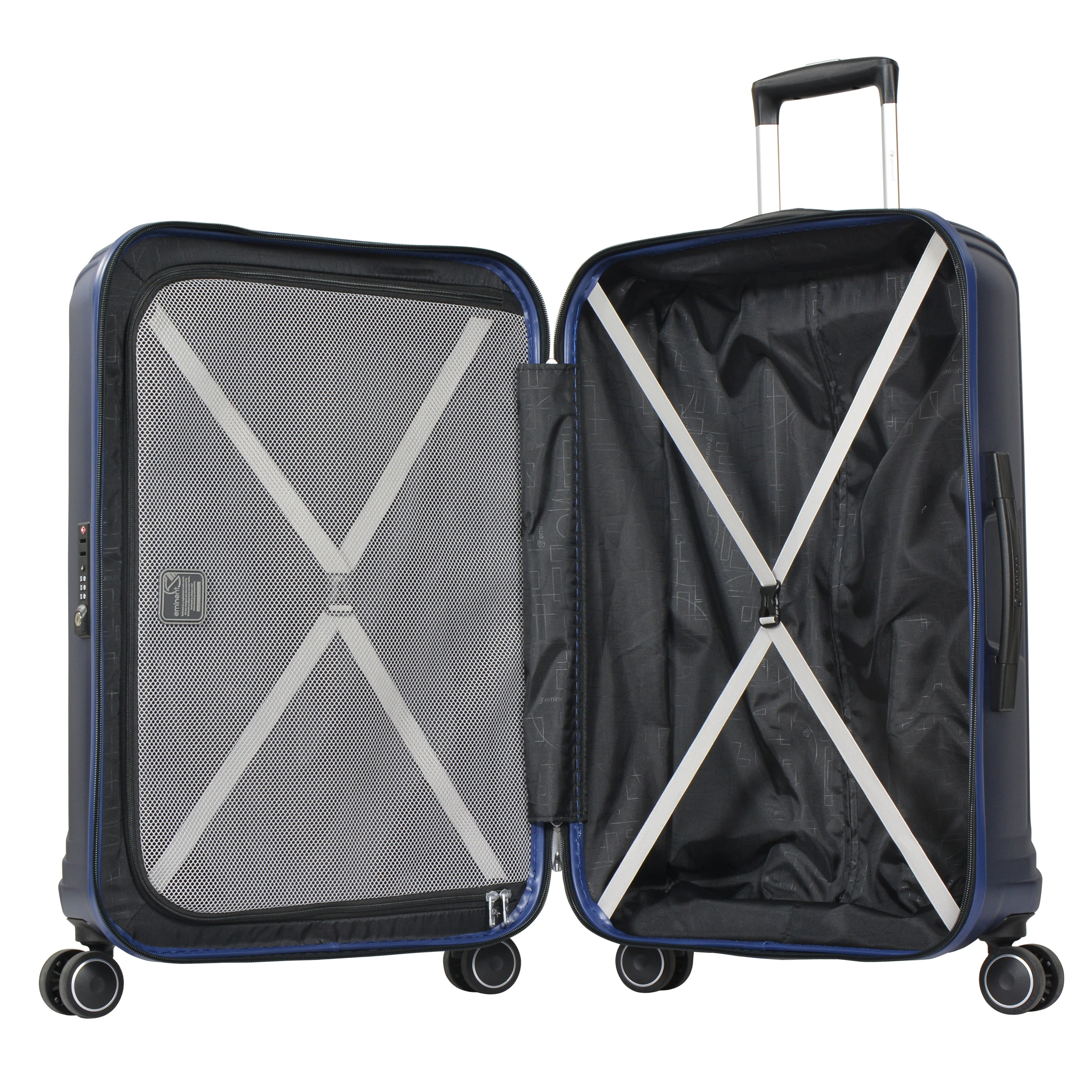 Eminent 20” hand luggage size PC Zipper Spinner trolley bag (KJ09-20) - buyluggageonline