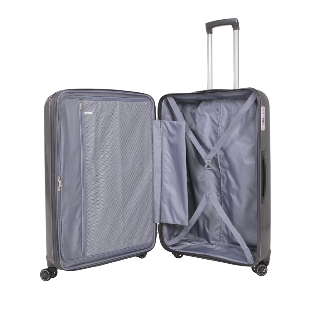 Checked luggage trolley bag by Summit (PP807T4-28) - buyluggageonline