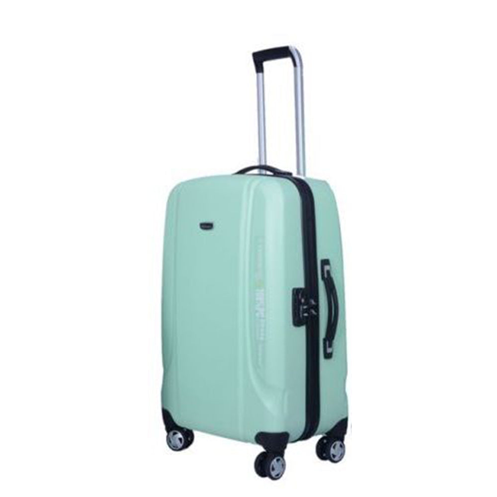 24 Inch Eminent checked luggage  PC Emboss 732 Spinner Trolley bag (KF31-24) - buyluggageonline
