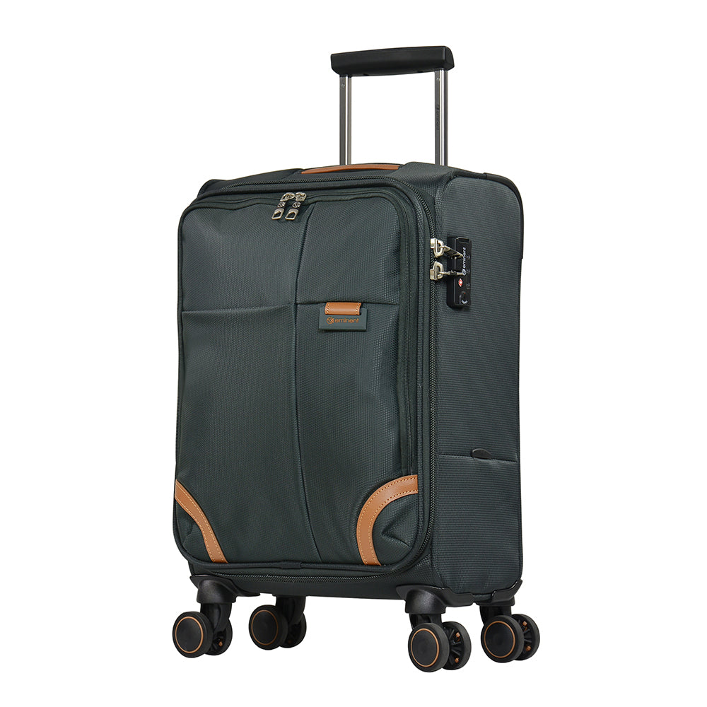 Fashionable checked luggage Trolley Case by Eminent (R0350-24) - buyluggageonline