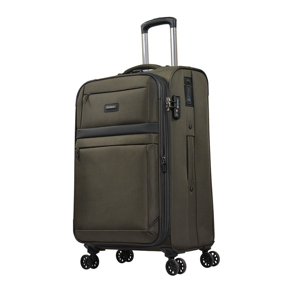 Eminent hand luggage trolley 20” soft 1680D Nylon Spinner Carry-on ( S0550-20) - buyluggageonline