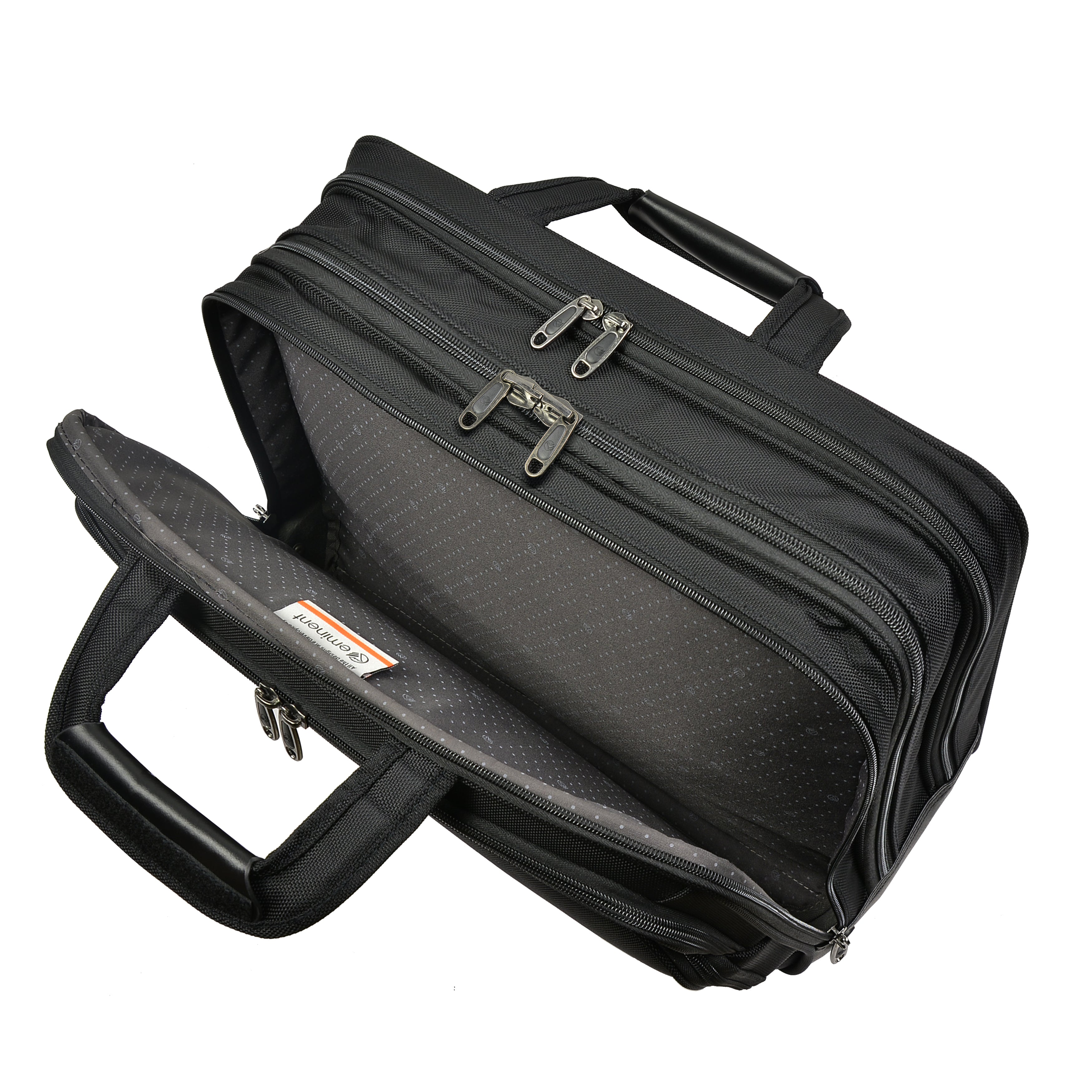 Eminent cabin bag Safe Zipper Pilot Case with Trolley and two wheels (V021-3-SZ-18) - buyluggageonline