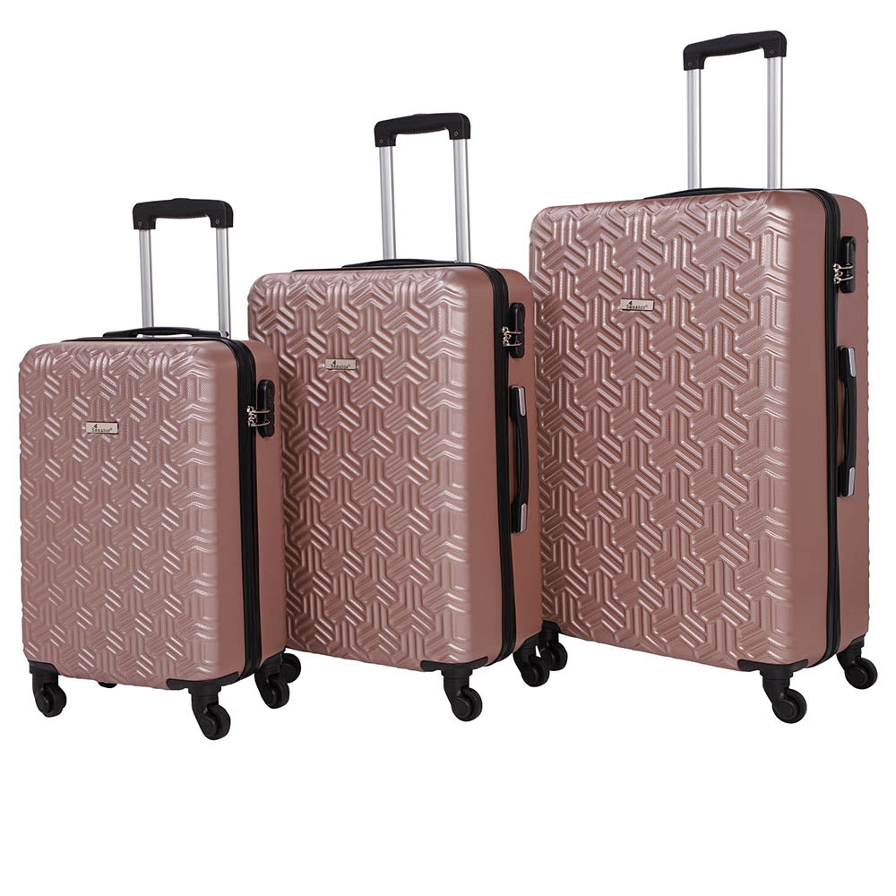 Senator 3 piece trolley Luggage set (KH9022-3) - buyluggageonline